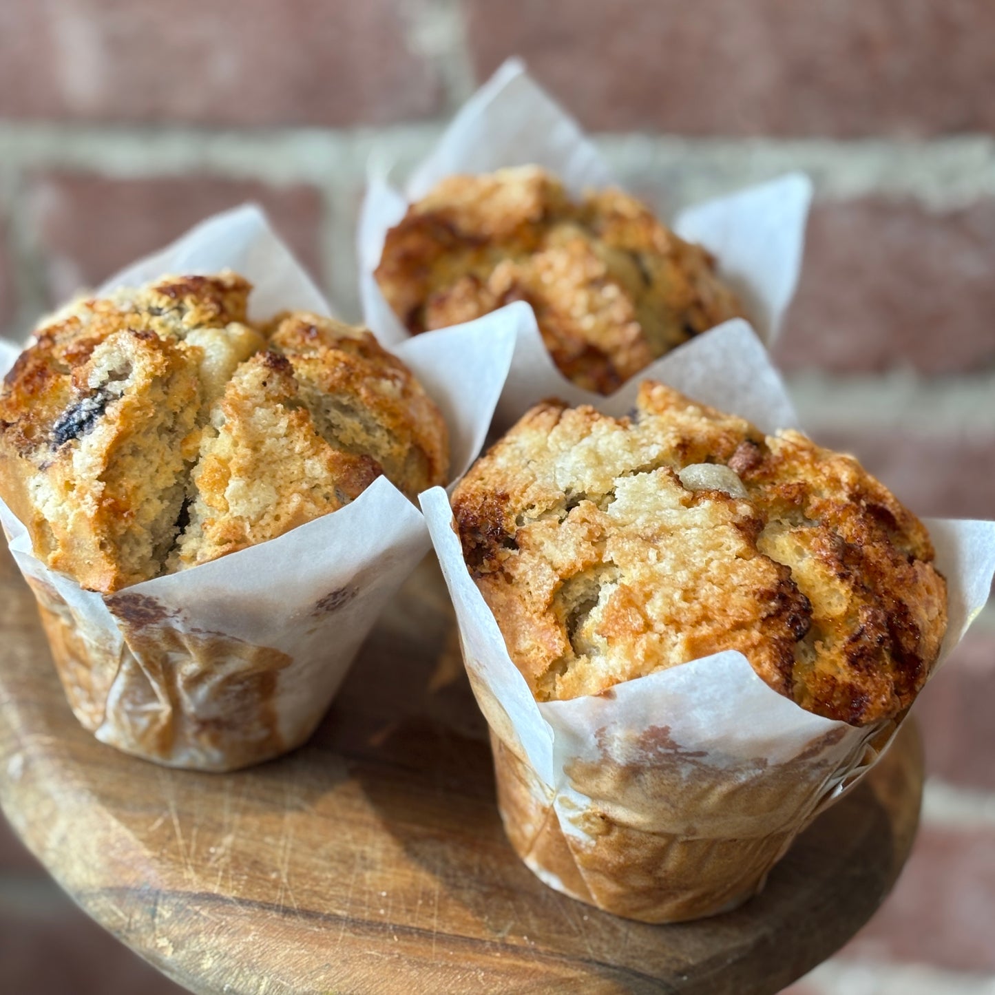 Blueberry White Chocolate Muffin